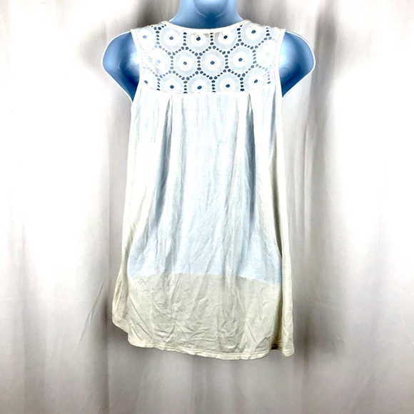 Hail3y:23 eyelet lace Cotton tank top S - Picture 2 of 6